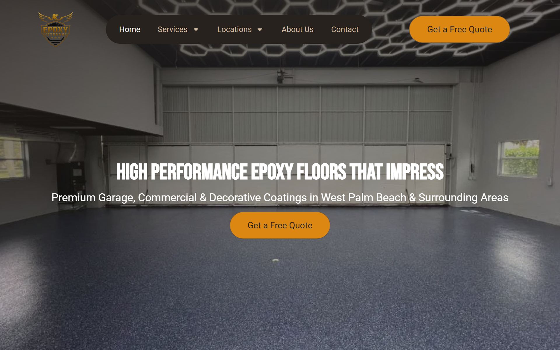 Epoxy Veterans website preview