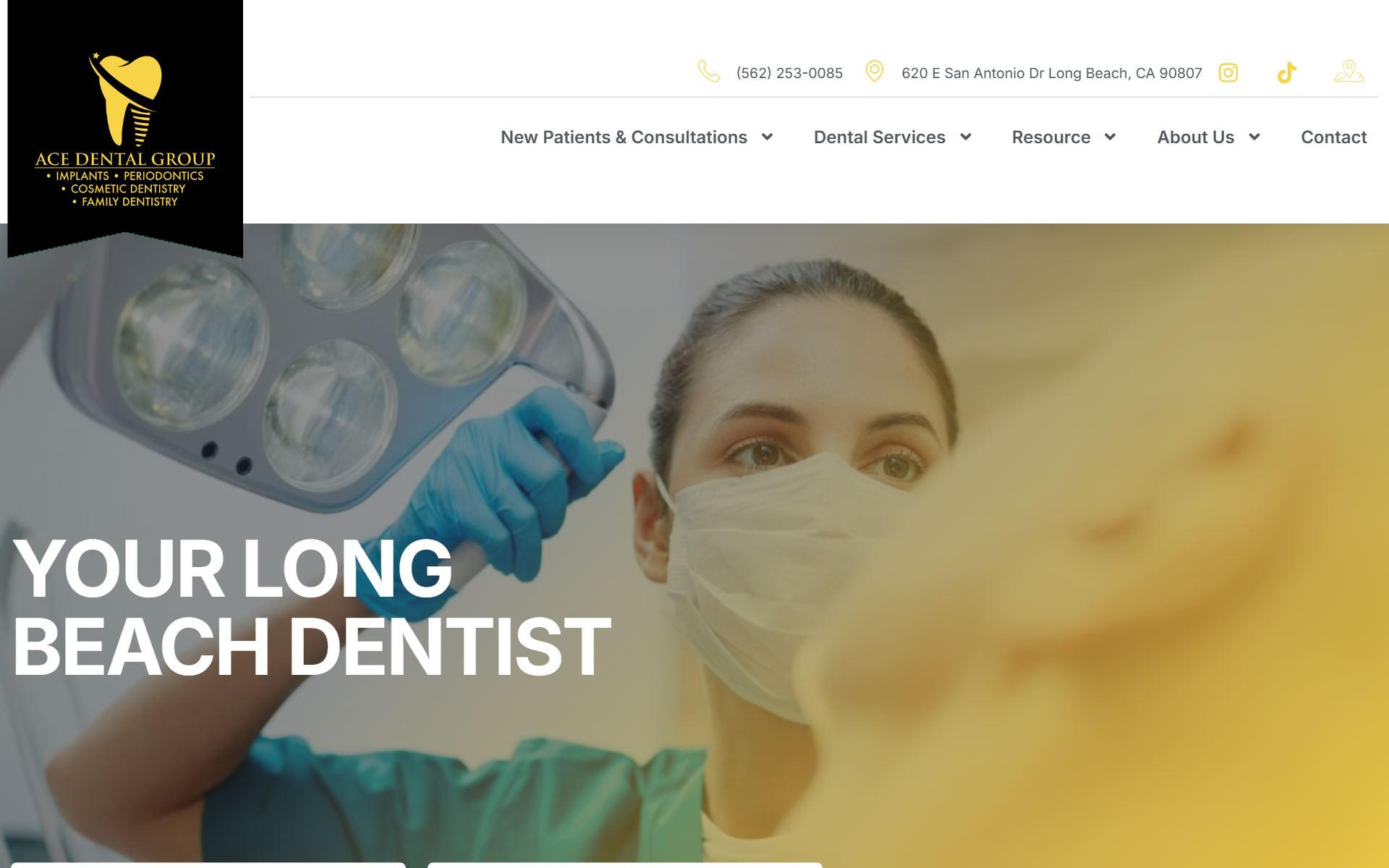 My Dentist Long Beach website preview